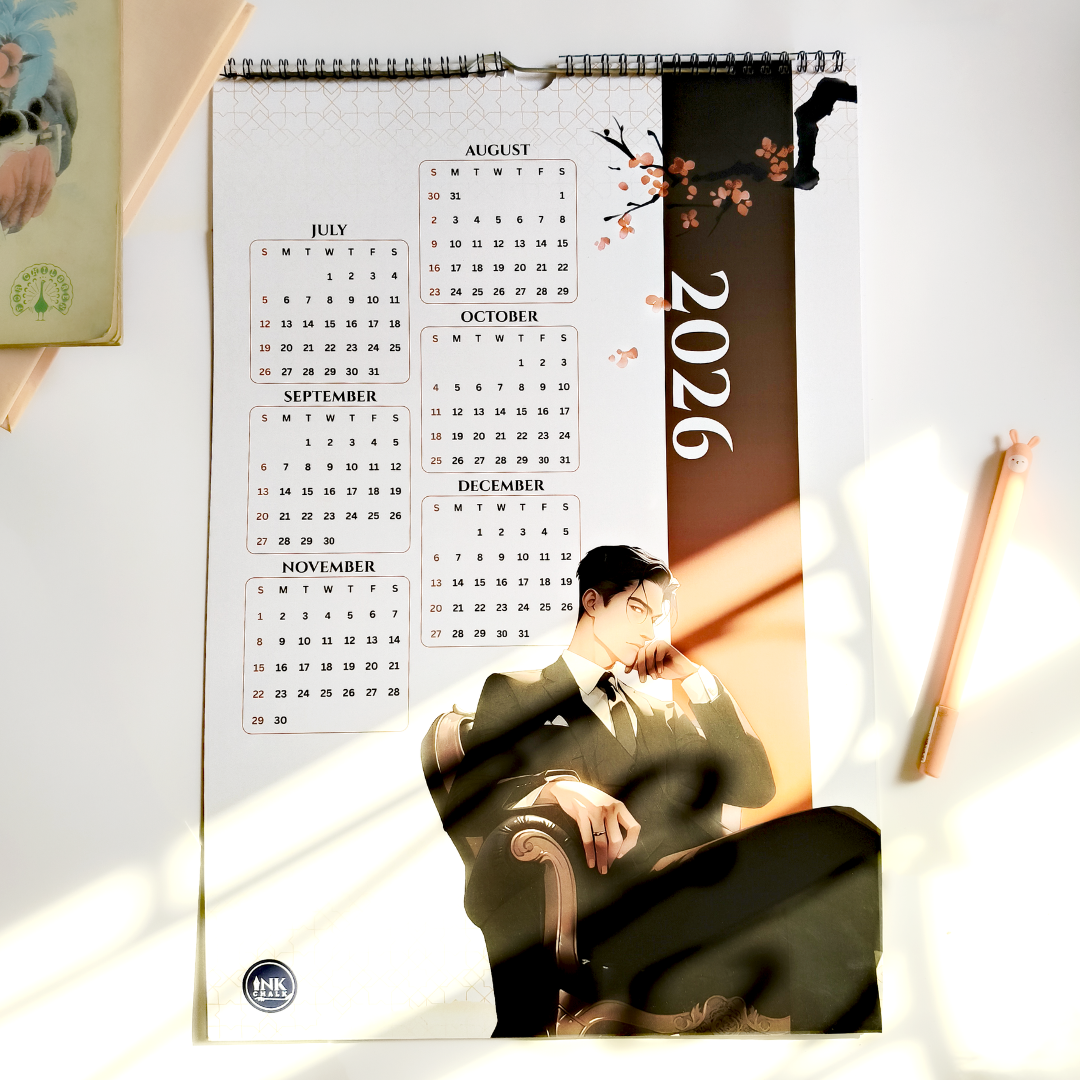 Men In Suit 2026 Wall Calendar
