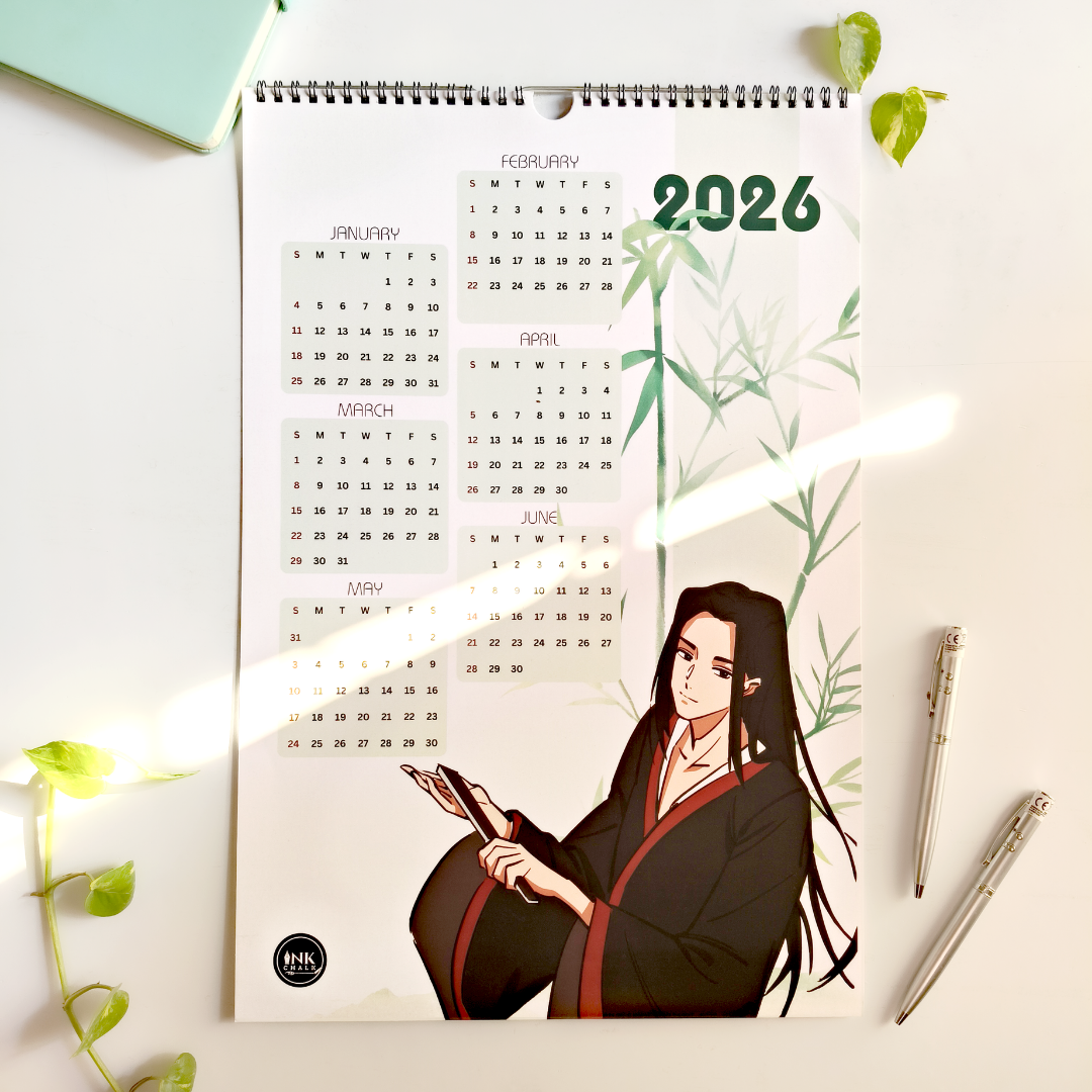 Heaven's Official Blessing Inspired 2026 Wall Calendar