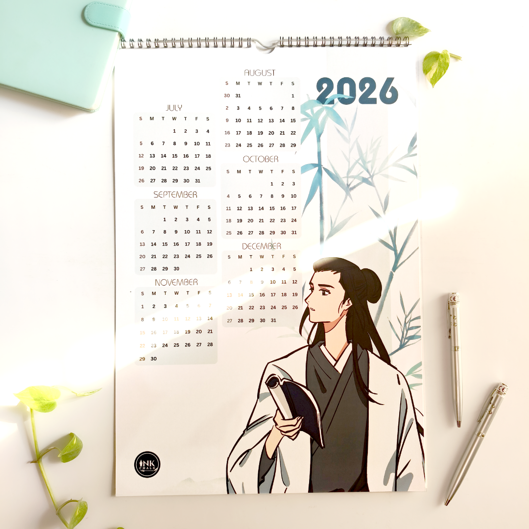 Heaven's Official Blessing Inspired 2026 Wall Calendar