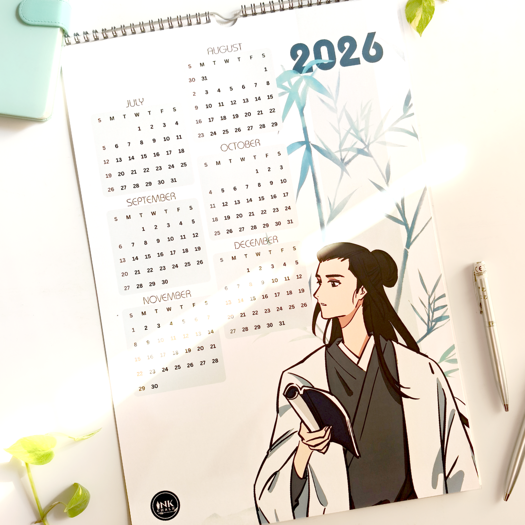 Heaven's Official Blessing Inspired 2026 Wall Calendar