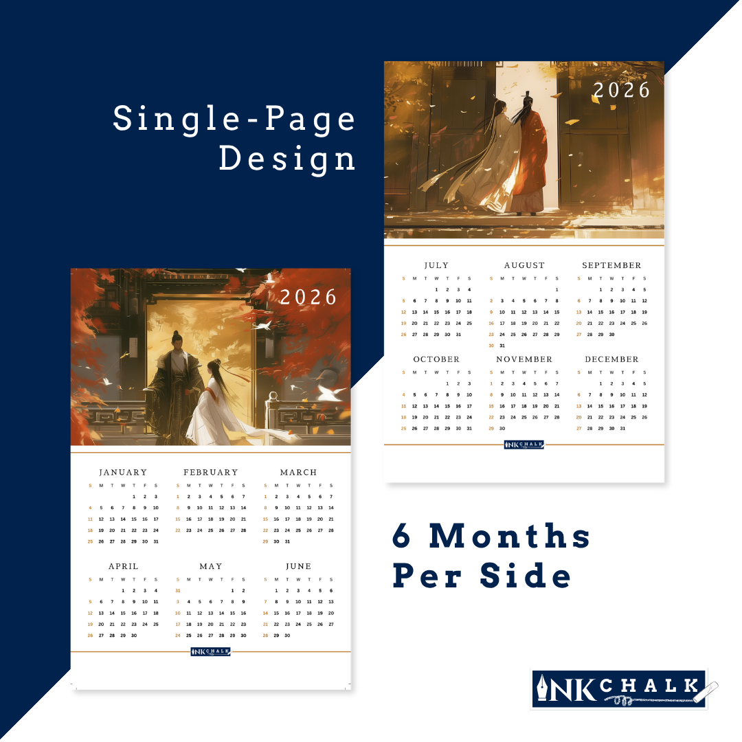 Ancient Romance 2026 Wall Calendar