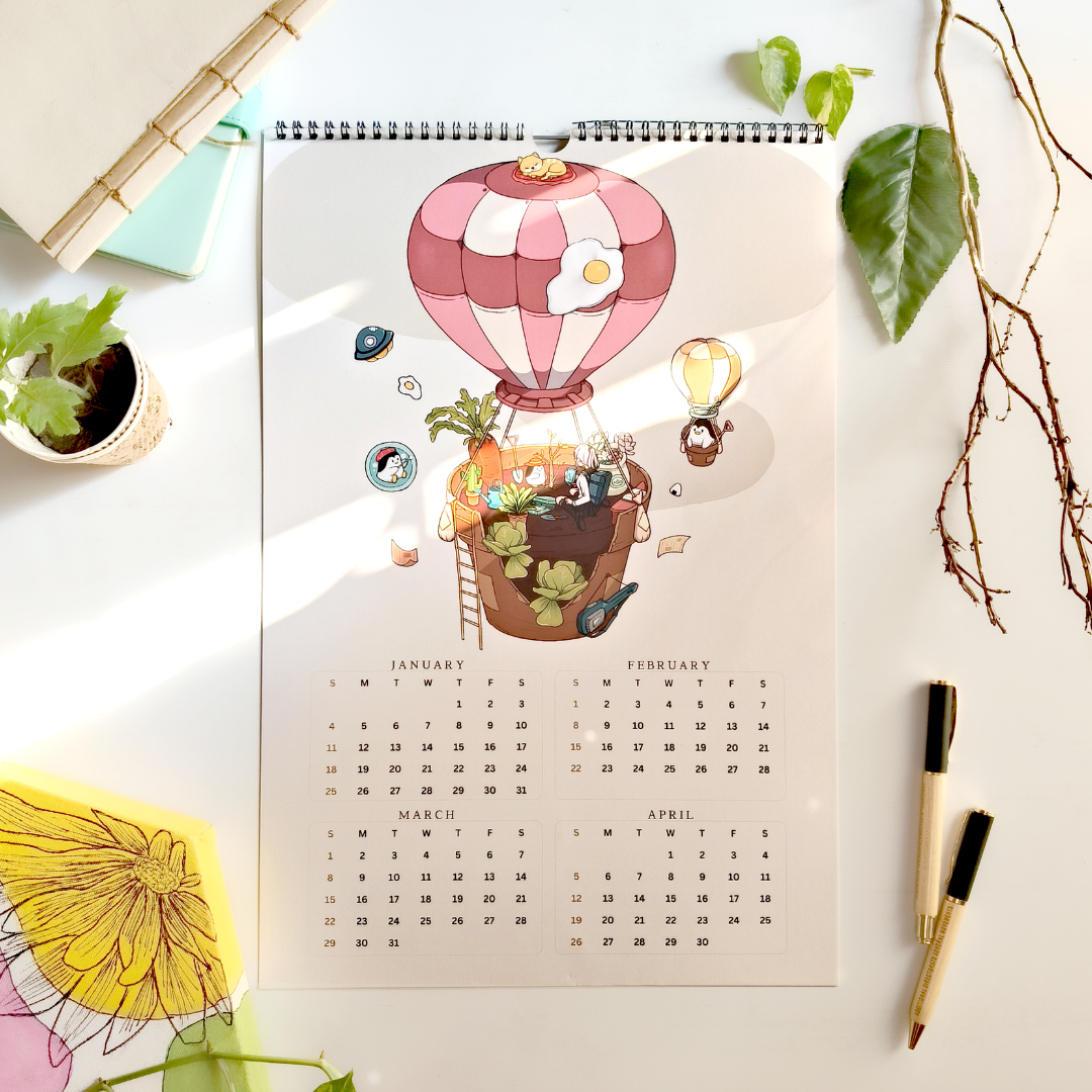 Ghibli Dreams 2026 Wall Calendar