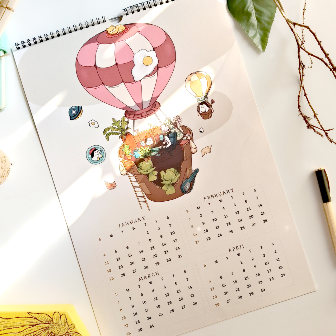 Ghibli Dreams 2026 Wall Calendar
