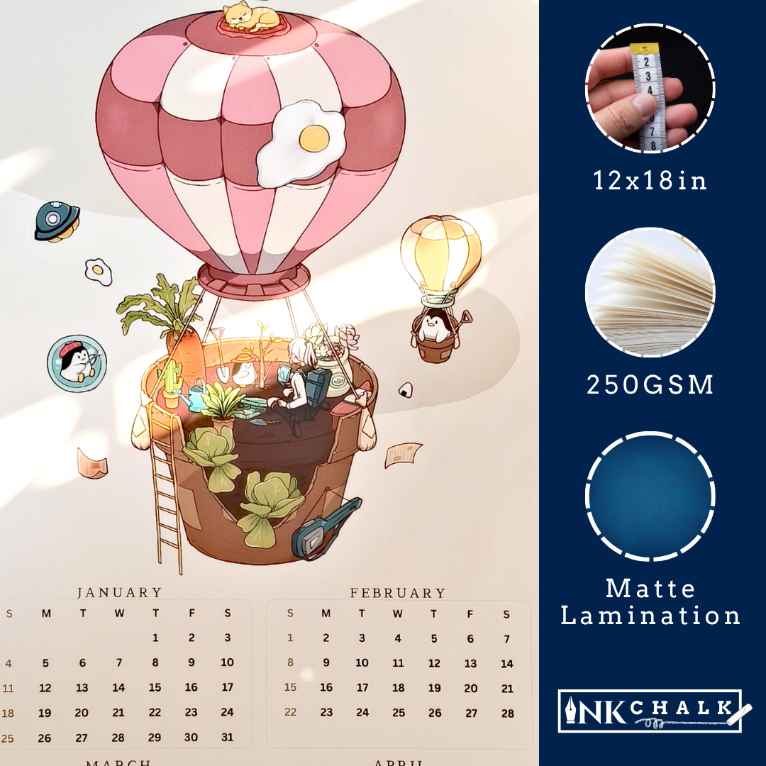 Ghibli Dreams 2026 Wall Calendar
