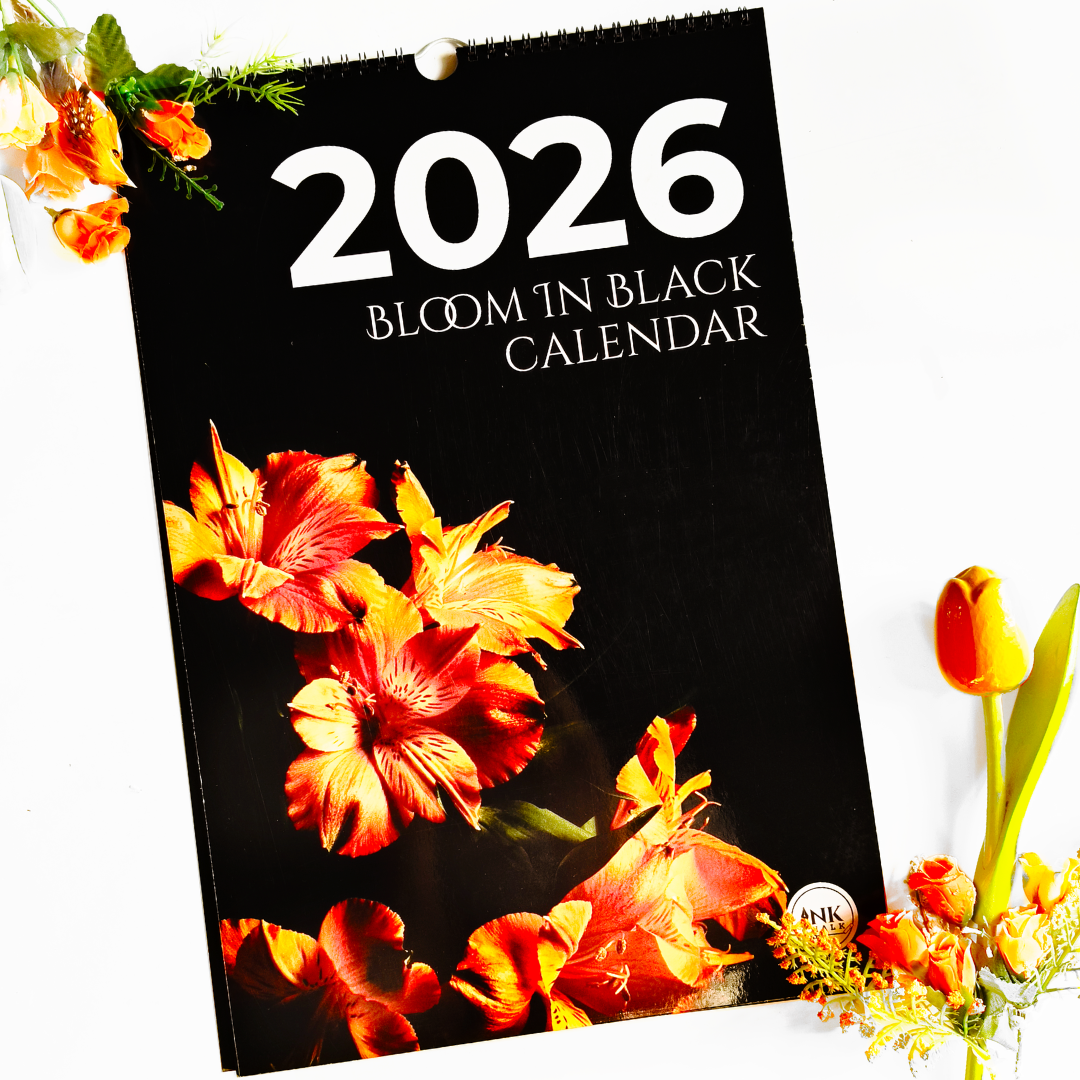 Bloom In Black 2026 Wall Calendar