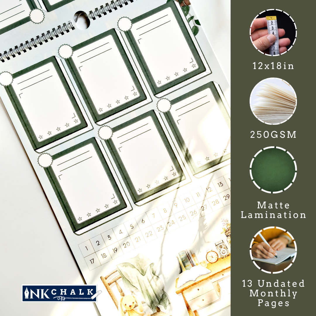Book Tracker Wall Planner