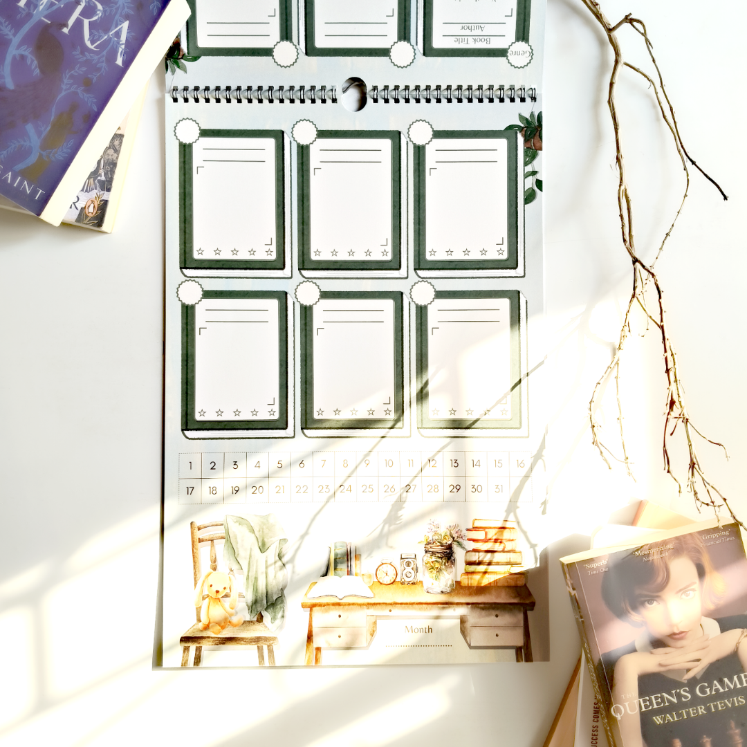 Book Tracker Wall Planner