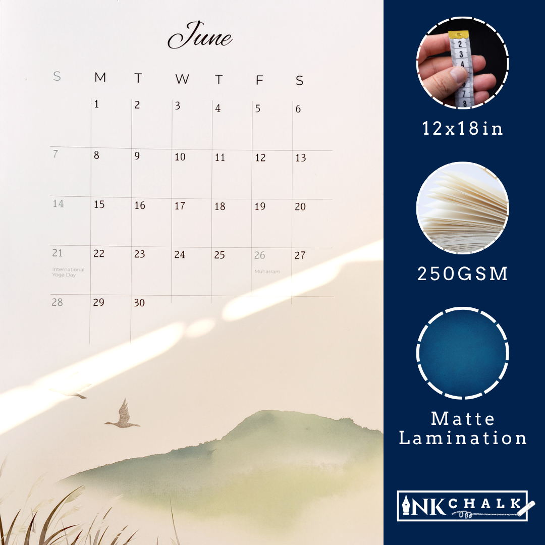 Breath of Air 2026 Wall Calendar