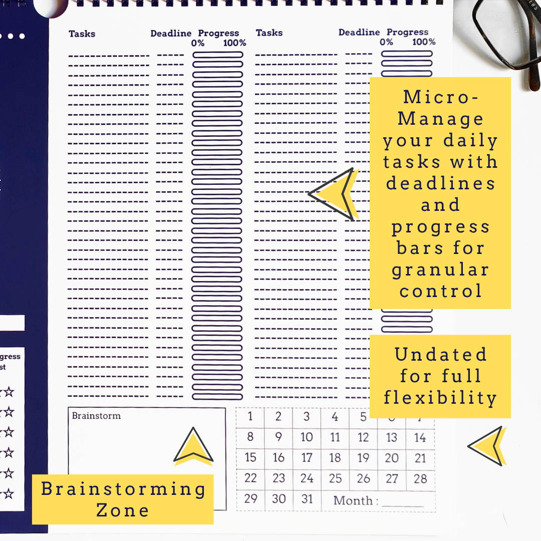 Goal Tracker Wall Planner