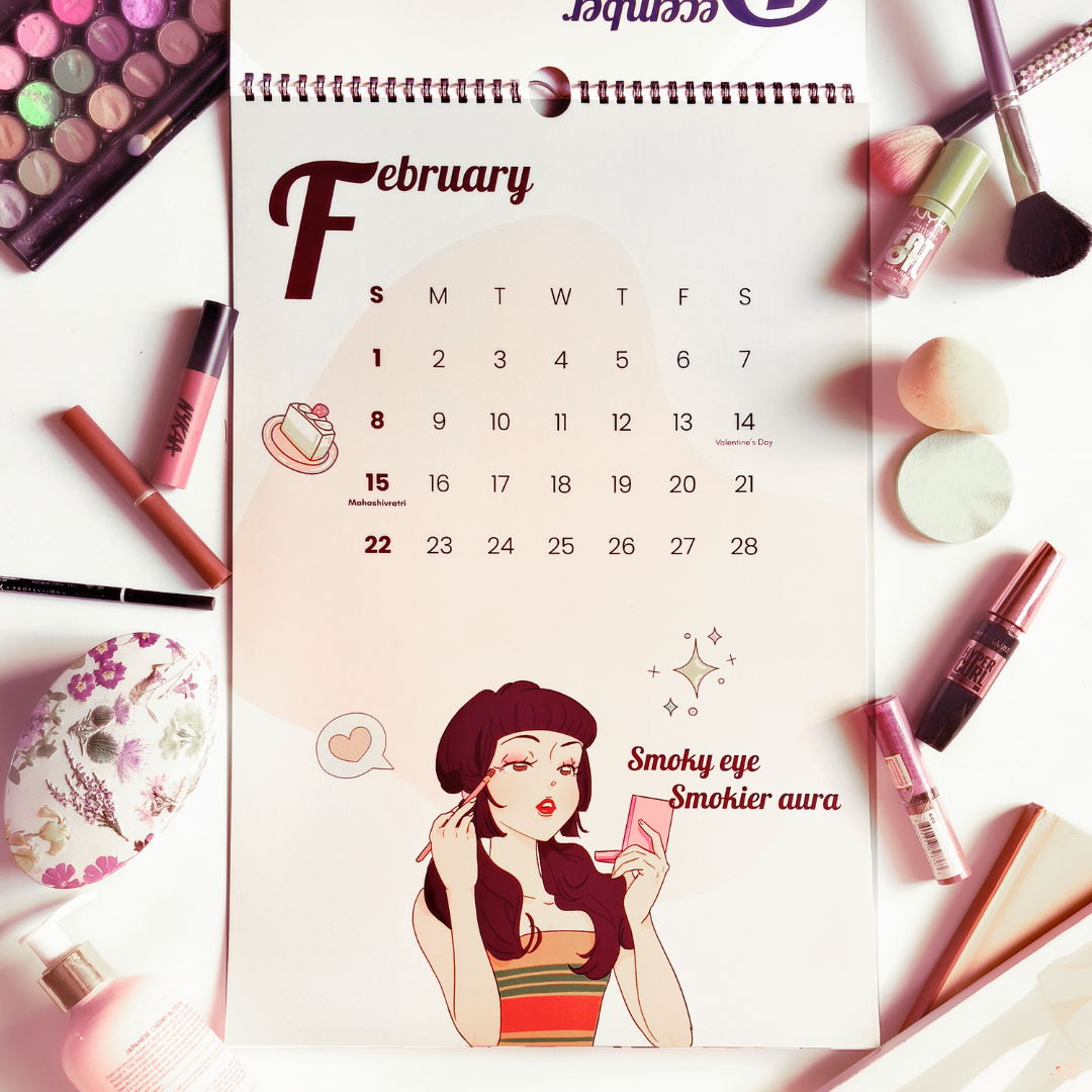 K-Beauty Calendar 2026 Wall Calendar