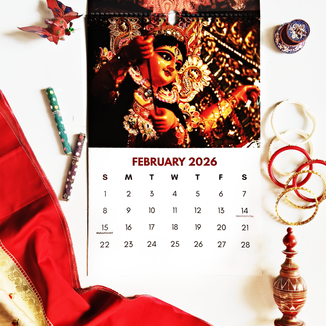 Maa Durga Calendar 2026 Wall Calendar