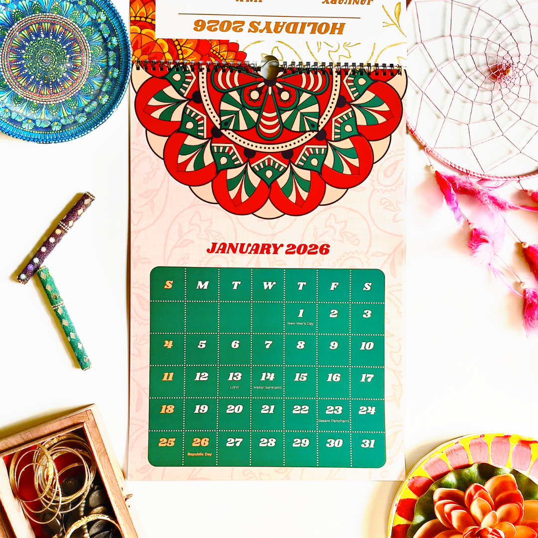 Mandala Art 2026 Wall Calendar
