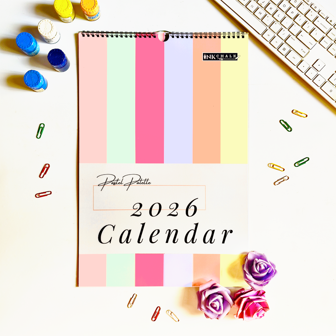 Pastel Palette 2026 Wall Calendar