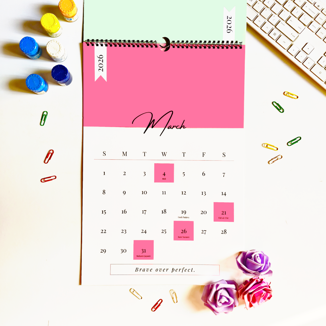 Pastel Palette 2026 Wall Calendar