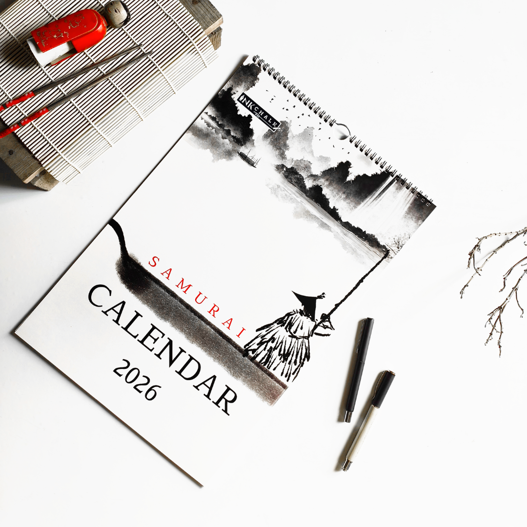 Samurai Calendar 2026 Wall Calendar