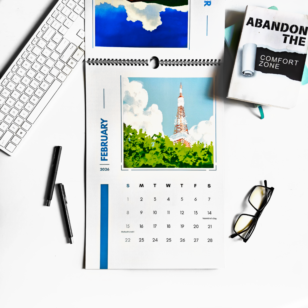 Serene Memories 2026 Wall Calendar