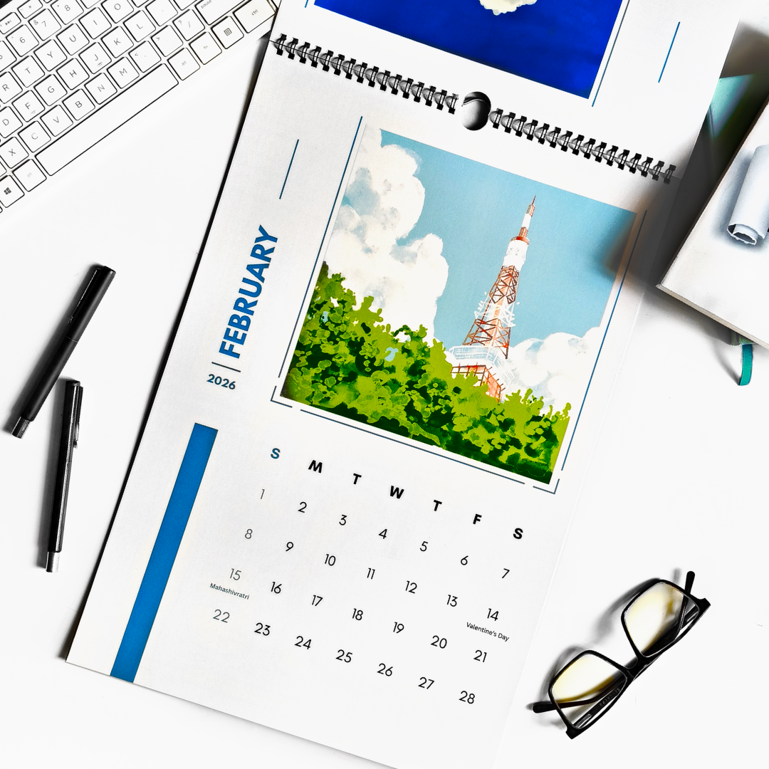 Serene Memories 2026 Wall Calendar