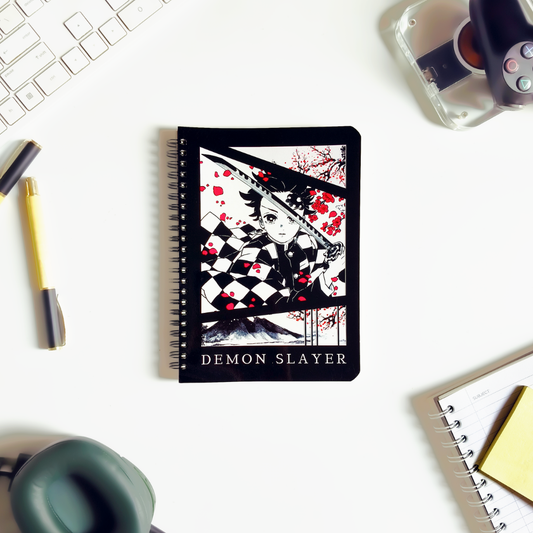 InkChalk Demon Slayer Tanjiro | A5 - Ruled Notebook