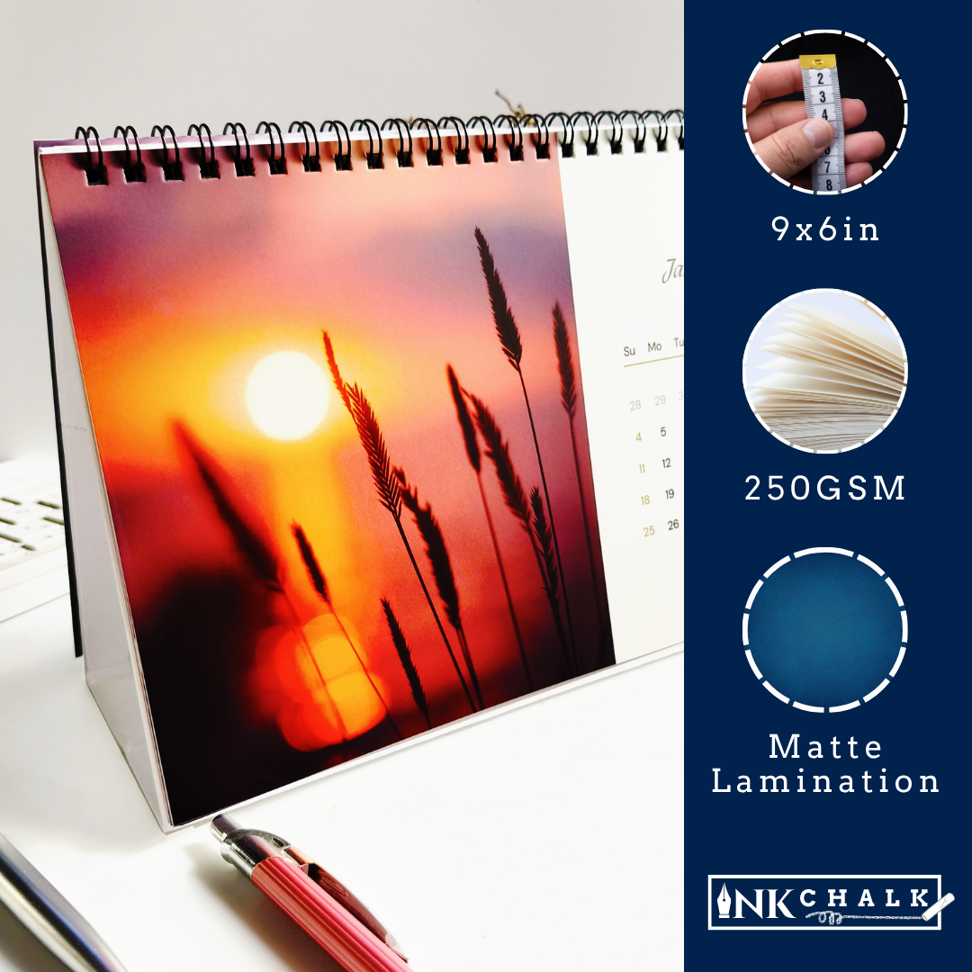 INKCHALK A Year of Beauty 2026 | Flip Table Calendar