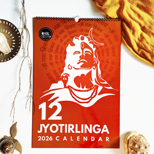 12 Jyotirlinga Calendar 2026 Wall Calendar