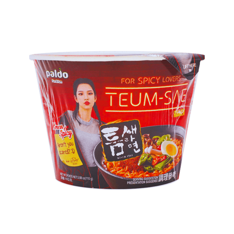 Paldo Teumsae Ramen Bowl Noodles (Spciy)