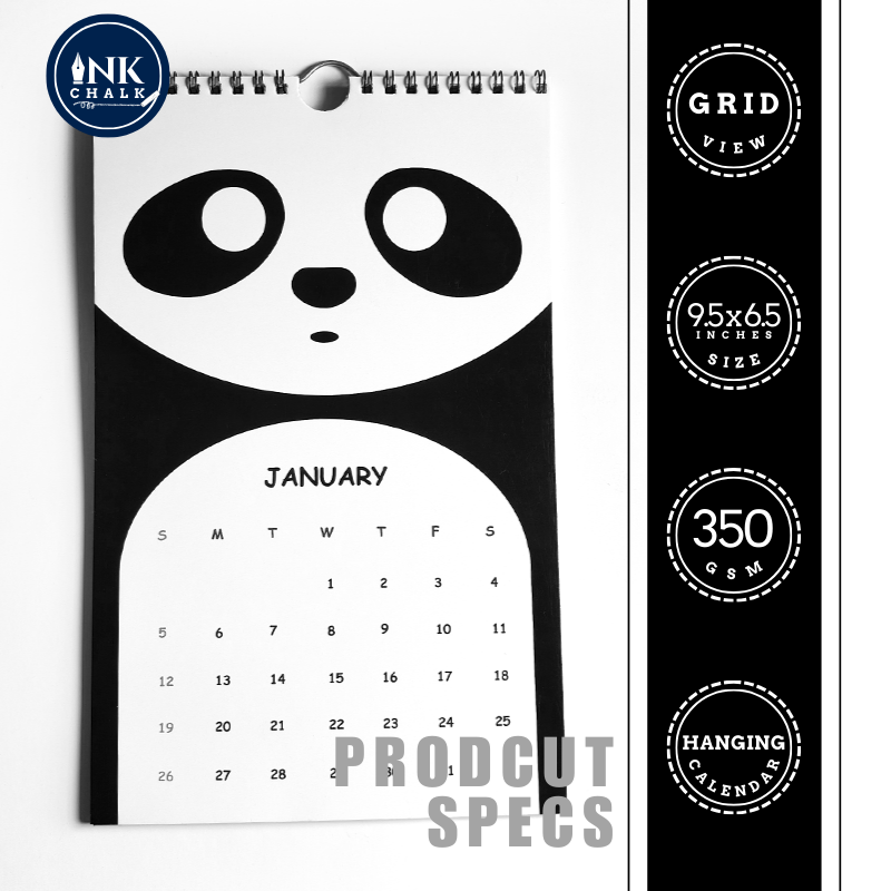 Cute Animal 2025 Mini Hanging Calendar