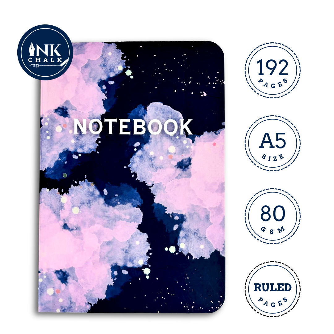 InkChalk PaintSplash | A5 - Ruled Notebook