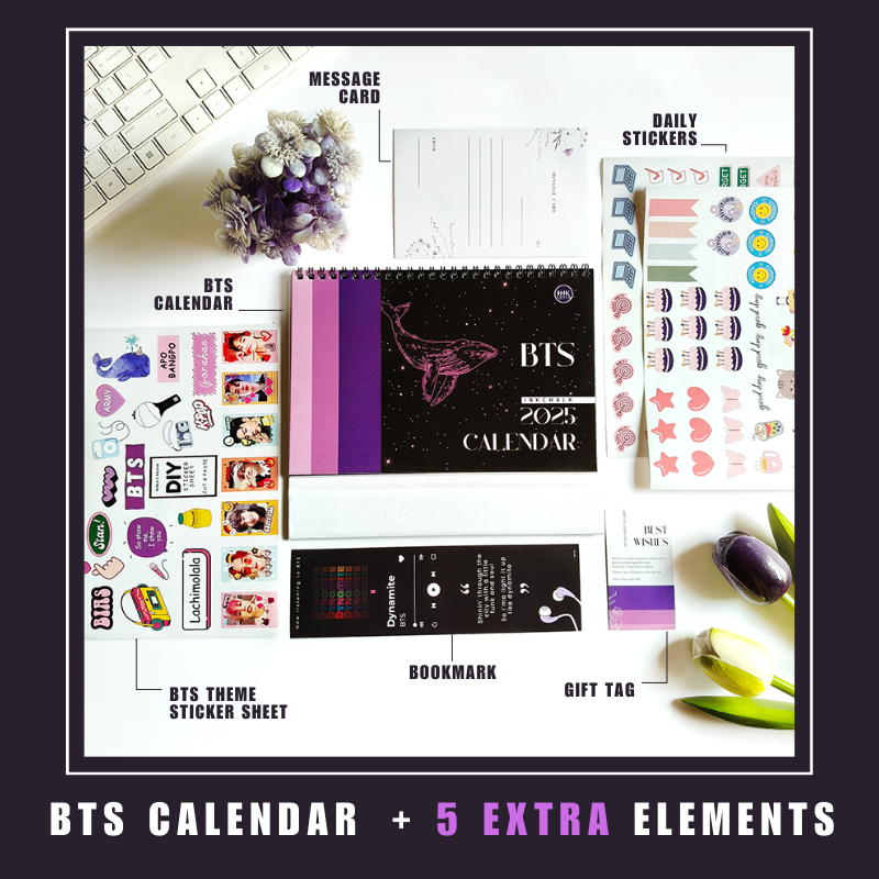 BTS 2025 Countdown Box [Darkmode]