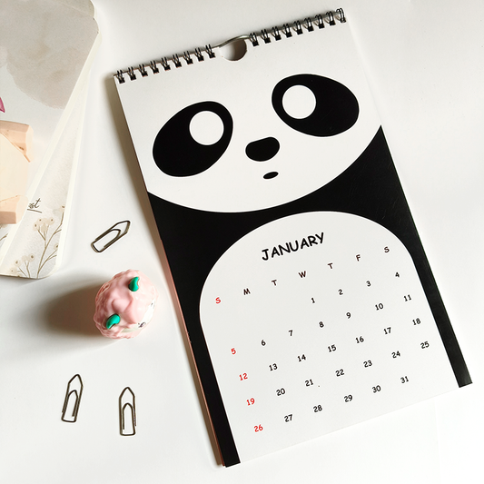 Cute Animal 2025 Mini Hanging Calendar