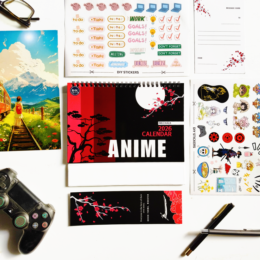 InkChalk Anime 2026 Countdown Box [Darkmode Version]