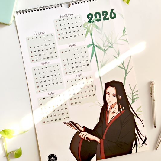 Heaven's Official Blessing Inspired 2026 Wall Calendar