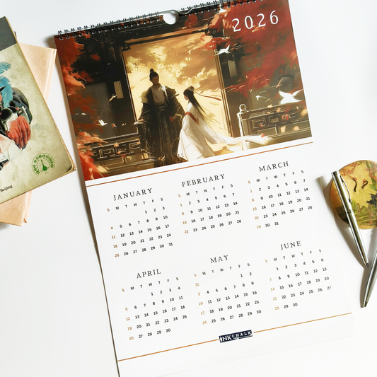 Ancient Romance 2026 Wall Calendar