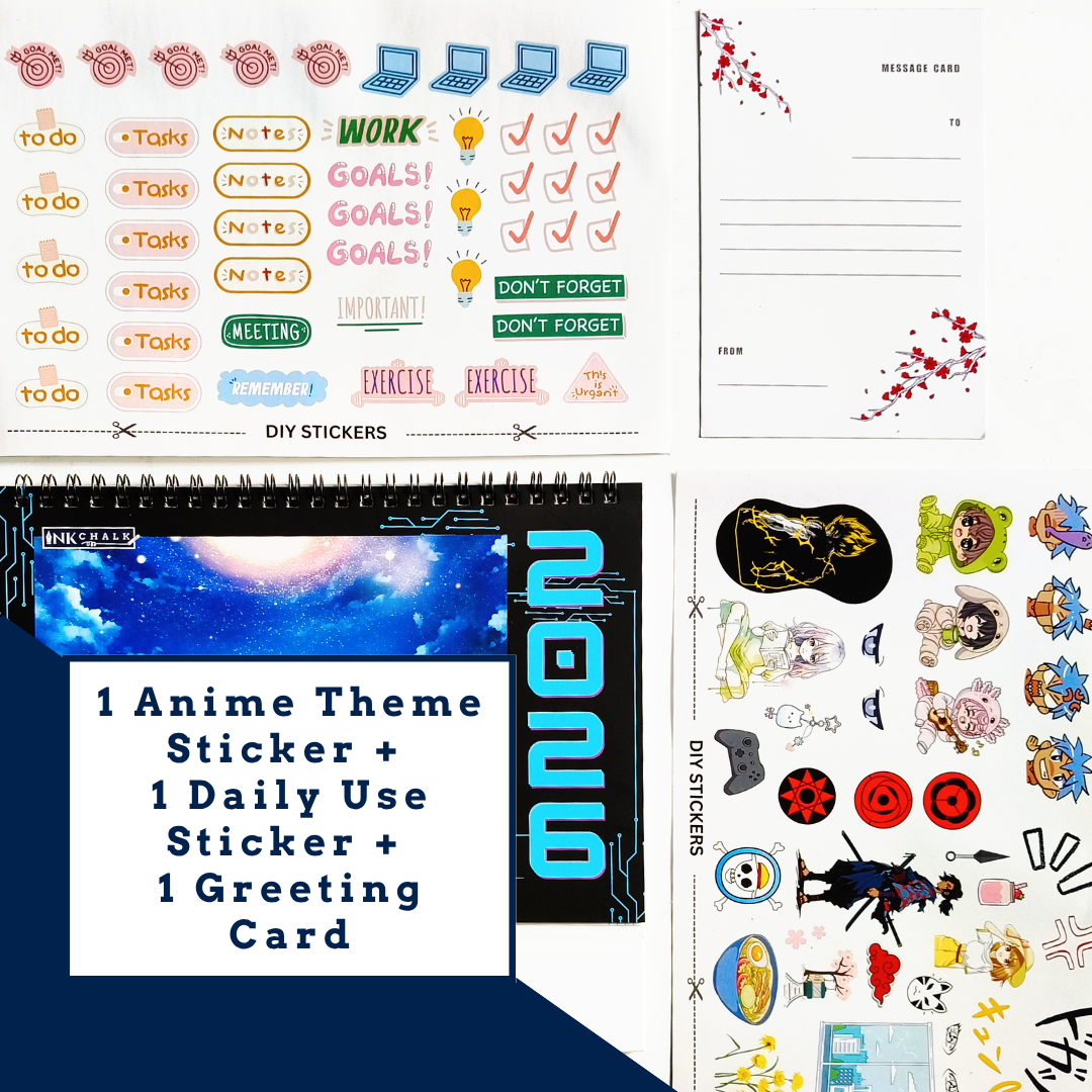 INKCHALK Anime 2026 Countdown Box [Lightmode Version]