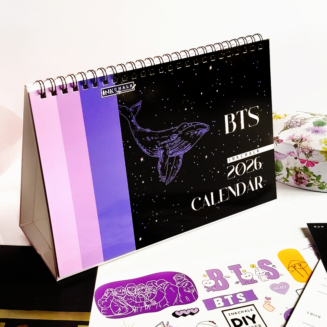 INKCHALK BTS 2026 Countdown Box [Darkmode]