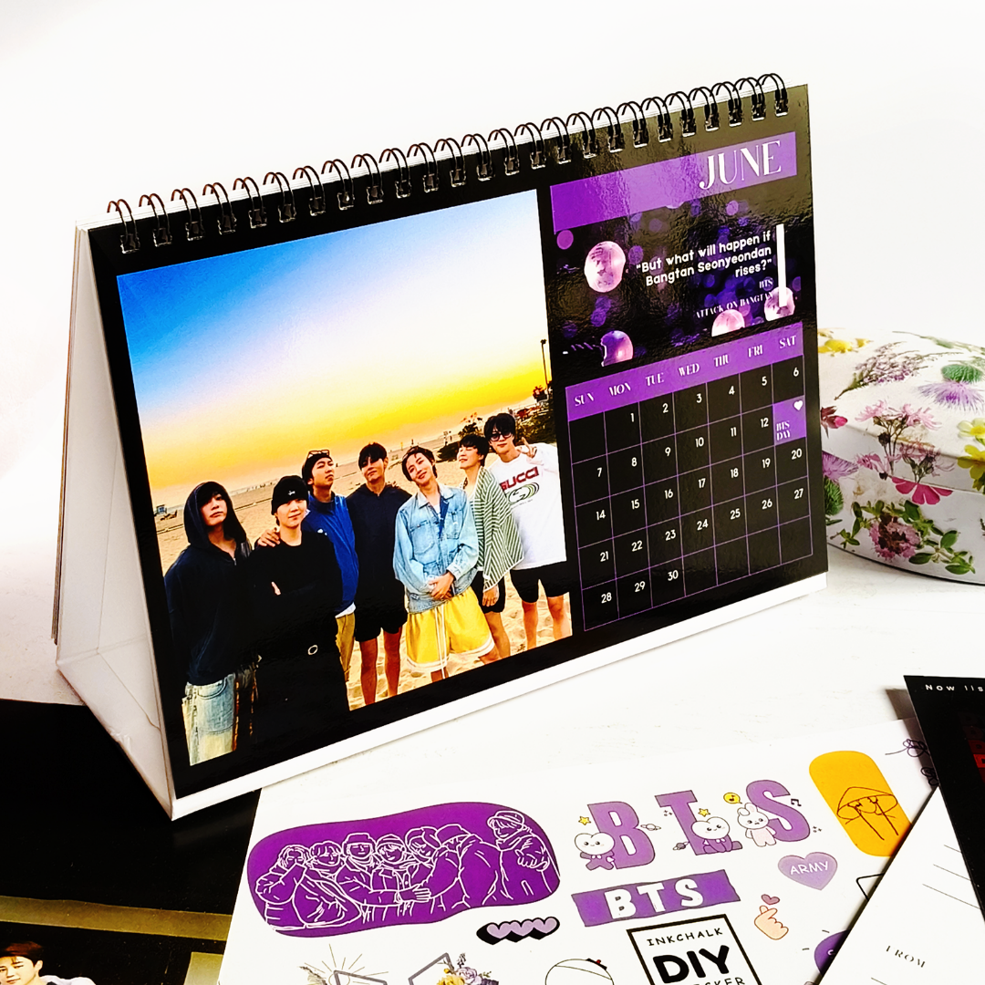 INKCHALK BTS 2026 Countdown Box [Darkmode]