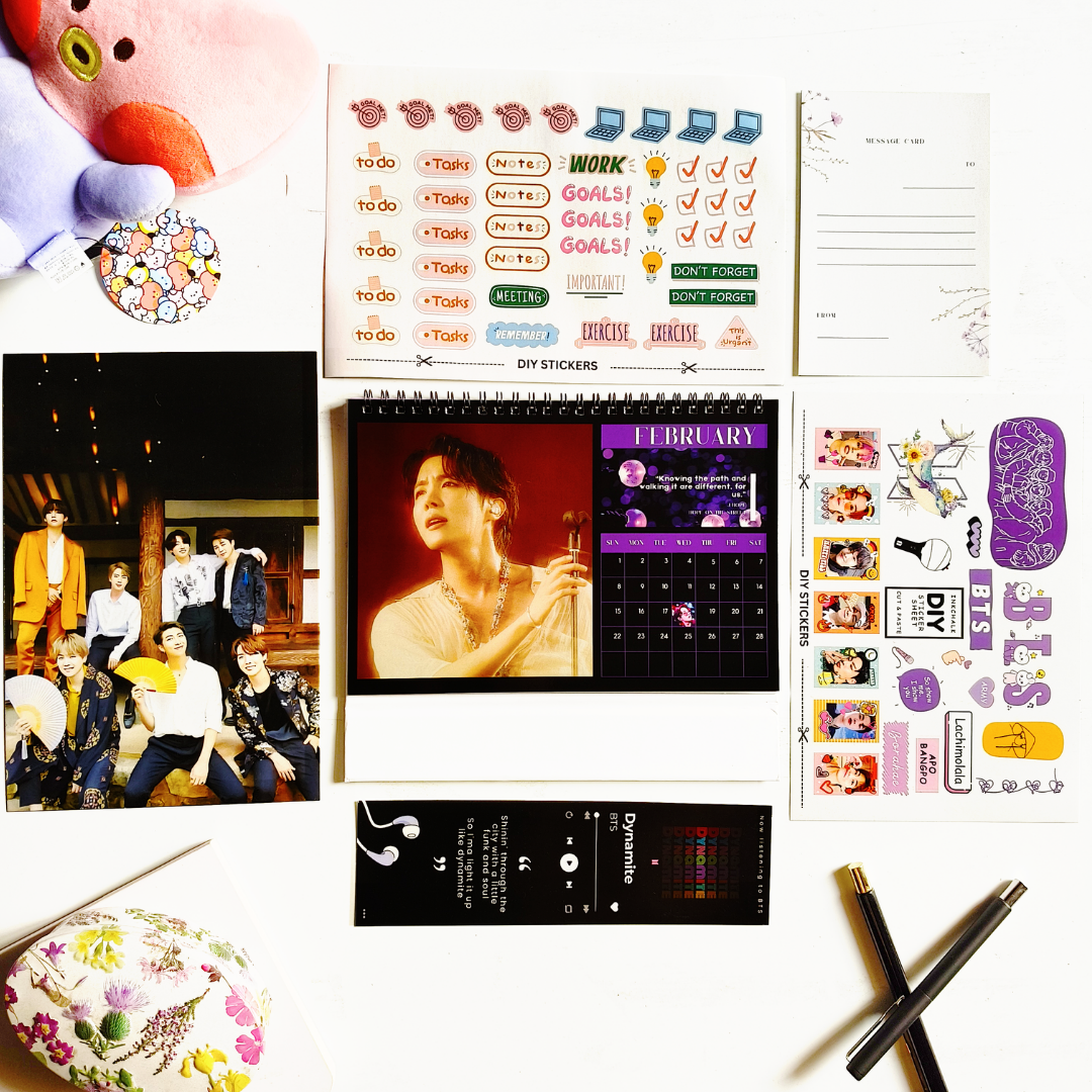 INKCHALK BTS 2026 Countdown Box [Darkmode]