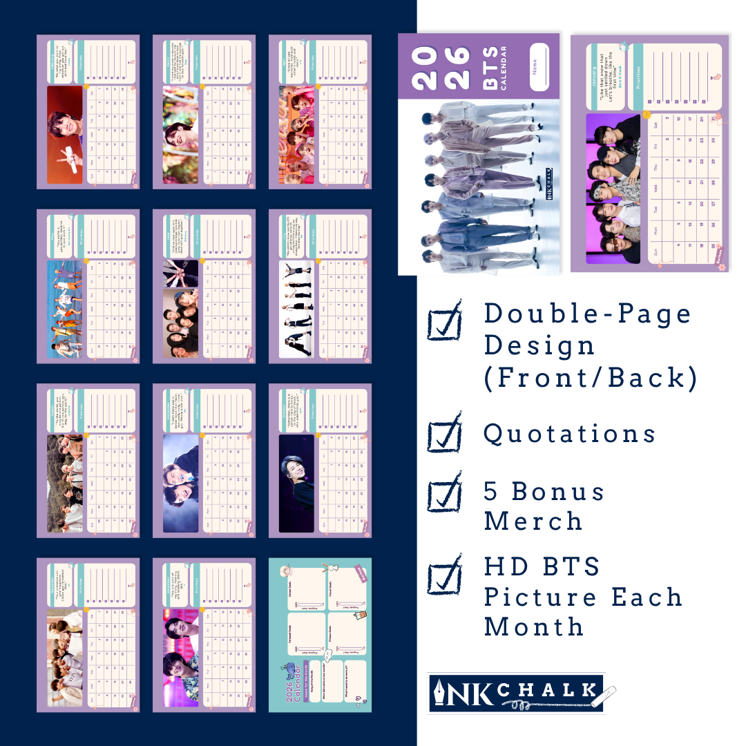 INKCHALK BTS 2026 Countdown Box [Lightmode]