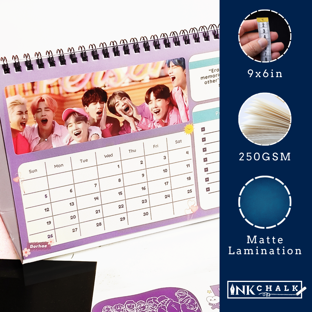INKCHALK BTS 2026 Countdown Box [Lightmode]