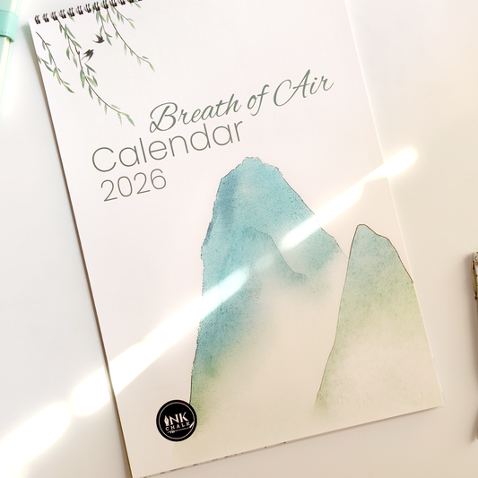 Breath of Air 2026 Wall Calendar