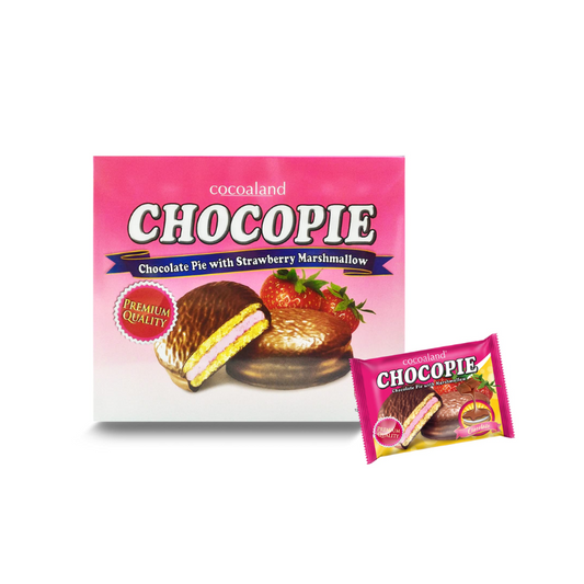 Cocoland Chocopie With Strawberry Marshmellow