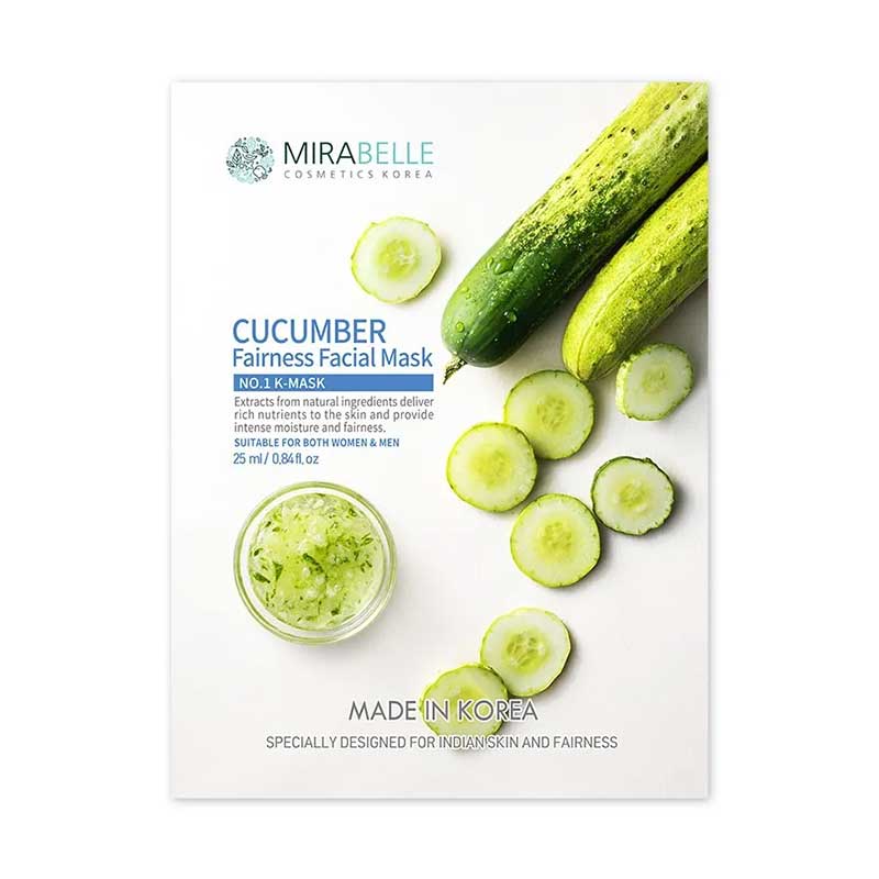 Mirabelle Cucumber Fairness Facial Mask