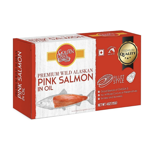 Golden Prize Pink Salmon In Oil (Fillet Style)