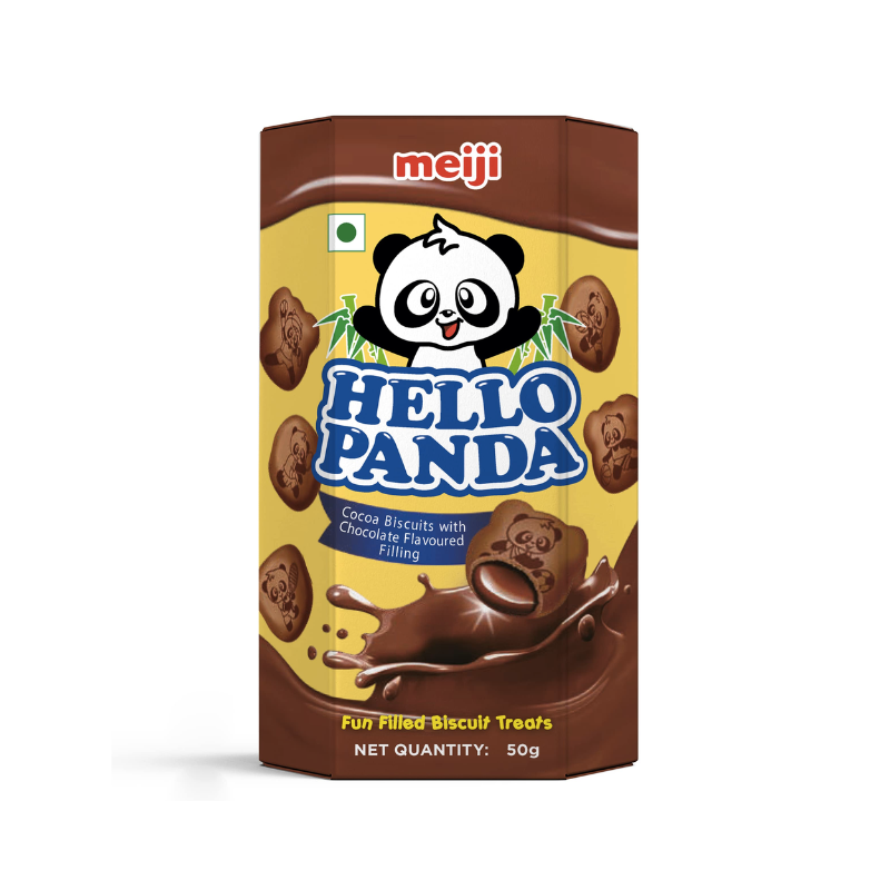 Hello Panda Double Cocoa Biscuits (Chocolate)