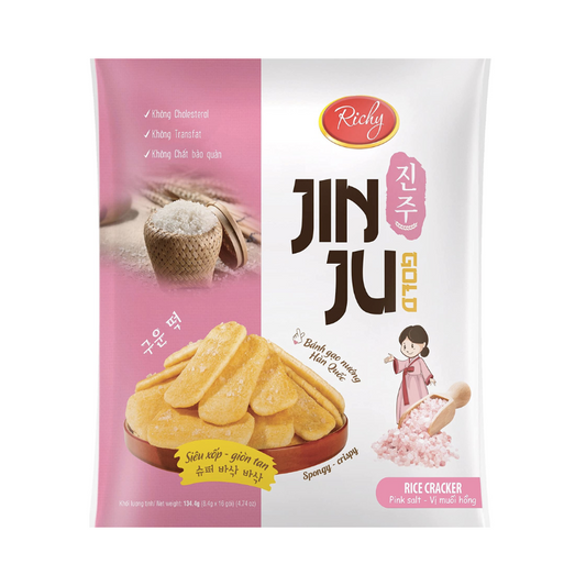 Jinju Pink Salk Rice Cracker