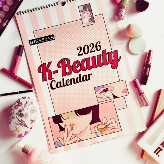 K-Beauty Calendar 2026 Wall Calendar