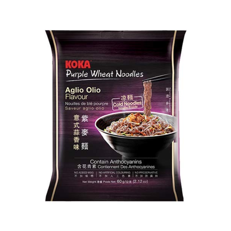 Koka Purple Wheat Aglio Olio Flavour Noodles