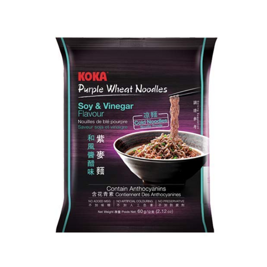 Koka Purple Wheat Soy & Vinegar Flavour Noodles