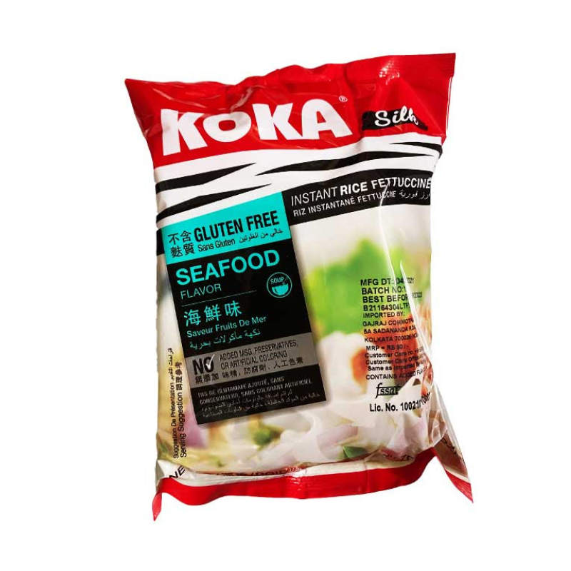 Koka Silk Gluten Free Rice Fettuccine Seafood Flavour
