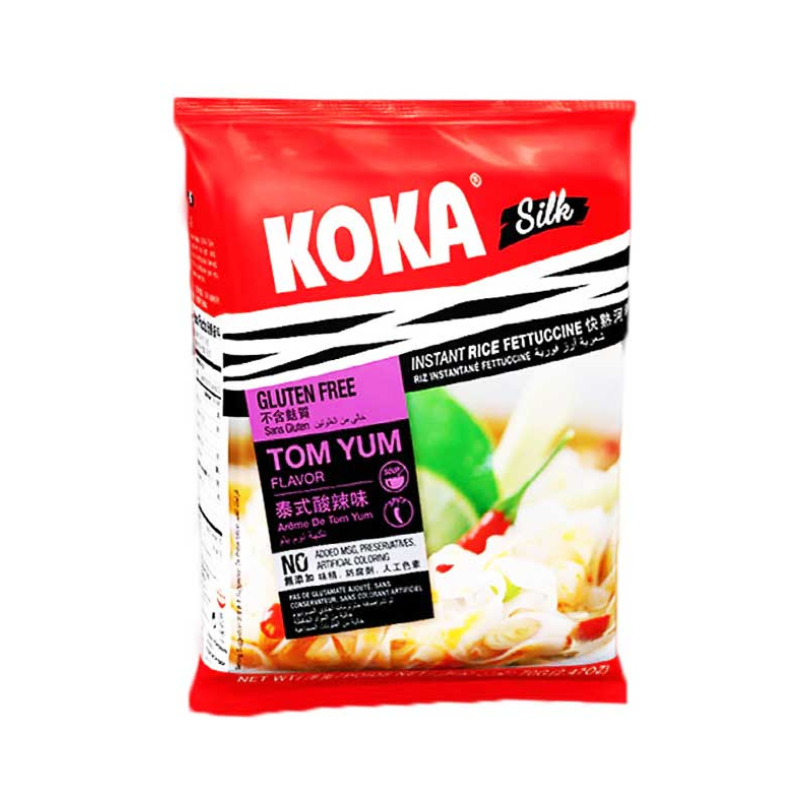 Koka Silk Gluten Free Rice Fettuccine Tom Yum Flavour – World E Bazaar