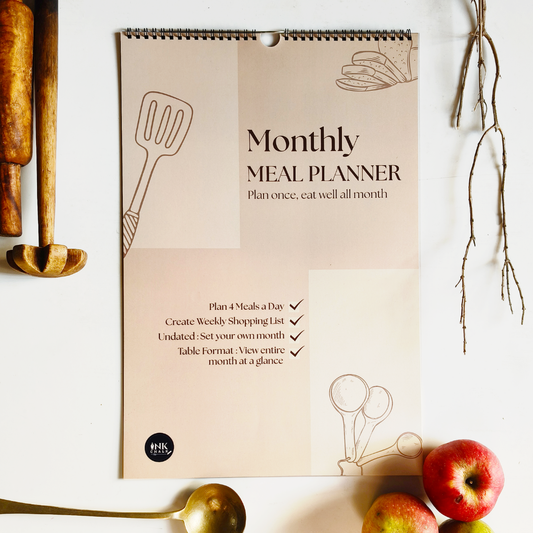 Monthly Meal Wall Planner